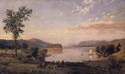 Jasper Cropsey Greenwood Lake,New Jersey oil on canvas